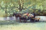 Flower Wagon by Paul Landry