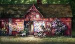 Antique Barn by Americana artist Paul Landry