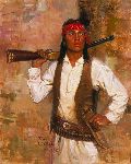 Chiricahua Scout by Tom Lovell