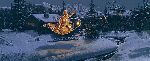 Moonlit Flight on Christmas Night by Stephen Lyman