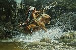 The Challenge by western artist Frank McCarthy