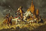 Navajo Ponies for Comanche Warriors by Frank McCarthy