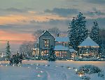 Christmas Eve at the Winchester Inn by William Phillips