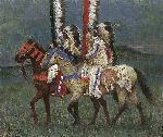 Prairie Knights by western artist Howard Terpning