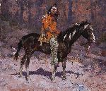 Horse Feathers by western artist Howard Terpning