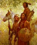 Protectors of the Cheyenne People by western artist Howard Terpning