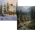 In the Land of Alpine Lakes & Land of Whispering Pines (print set) by G. Harvey