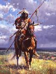 Fires Burned Out by western artist Martin Grelle