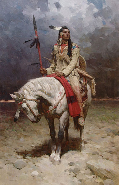 Pride of the Piegan Blackfeet tribe of Montana artist Z. S. Liang