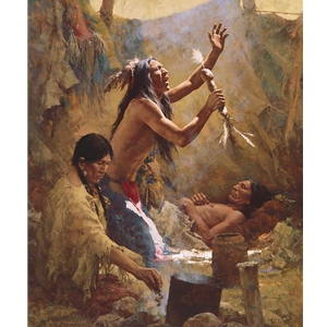 Medicine Man of the Cheyenne by Howard Terpning