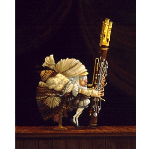 The Bassoonist by artist James Christensen
