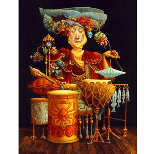 Piscatorial Percussionist by artist James Christensen