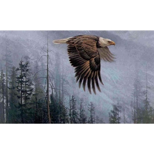 Majesty on the Wing - Bald Eagle by wildlife artist Robert Bateman