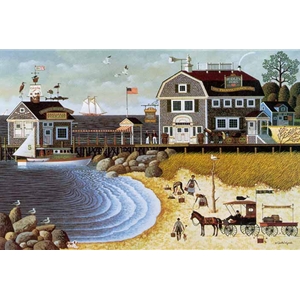Clammers at Hodge's Horn by Charles Wysocki