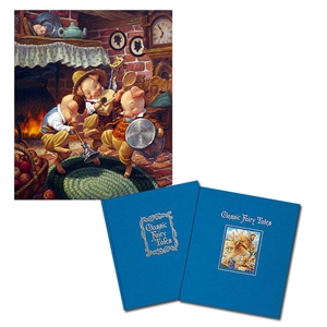 Classic Fairy Tales with Three Little Pigs print (set) by Scott Gustafson