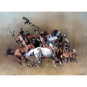 Sioux Warriors by Frank McCarthy