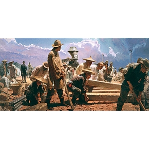 Ten Miles in One Day, Victory Camp, Utah, April 28, 1869 by Mian Situ