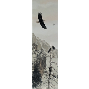 On the Wings of Winter - Bald Eagle by wildlife artist Rod Frederick