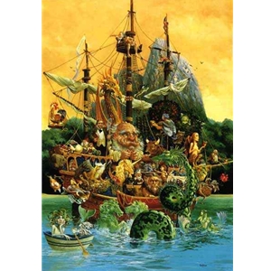 Voyage of the Basset by artist James Christensen