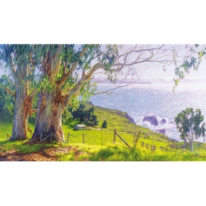 The Eucalyptus Coast by California landscape artist June Carey