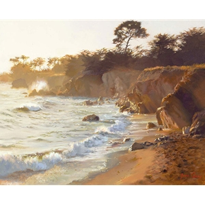 Sundown at Sea Ranch by artist June Carey