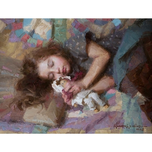 Carolina - portrait of sleeping child by Morgan Weistling