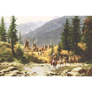 Crow Country by Howard Terpning