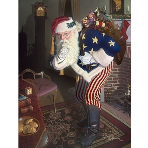 The Promise of Peace and Tranquility - Father Christmas During the Civil War by Dean Morrissey