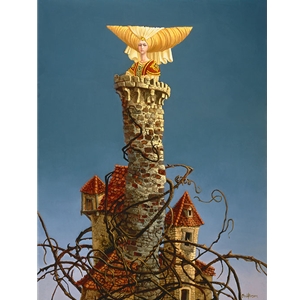 Princess in the Tower by artist James Christensen