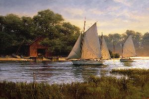 By the Old Boat House by Don Demers