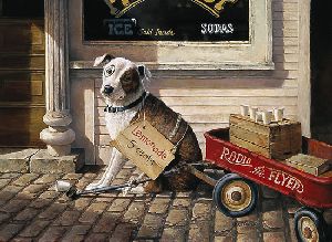 For the Love of Pete - Dog from Little Rascals by artist Bonnie Marris