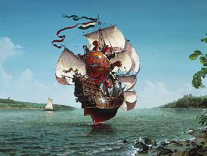 The Lightship by fantasy artist Dean Morrissey