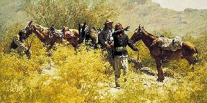 The Scouts of General Crook by western artist Howard Terpning