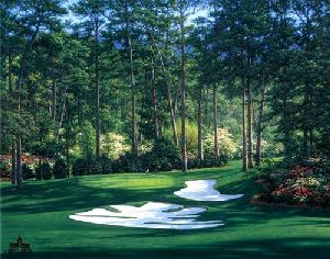 The 10th at Augusta by Larry Dyke