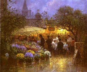 Market Cafe by G. Harvey