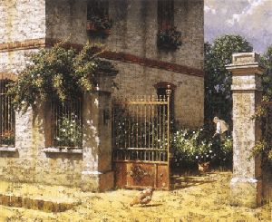 Morning - House in France by Classic artist George Hallmark